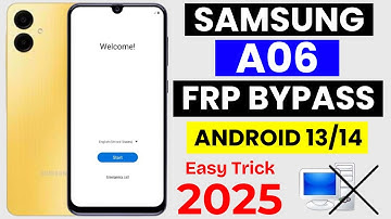 Samsung Galaxy A06 FRP Bypass Android 13/14 Easy Trick 2025 | Samsung A06 Google Account Bypass 2025