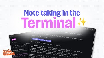 How I take aesthetic notes in the terminal 💅 + pdf export