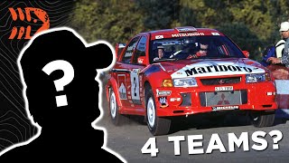 The Driver that drove for 4 WRC Teams in 4 Rallies