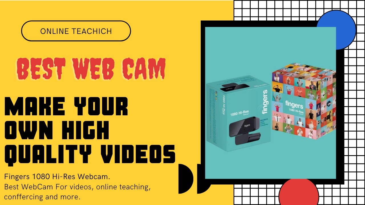 Best cam For Online Teaching Fingers 1080 HiRes Best Cheapest