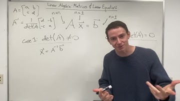 Linear Algebra: Lecture 21/33 - General Solutions to Ax=b
