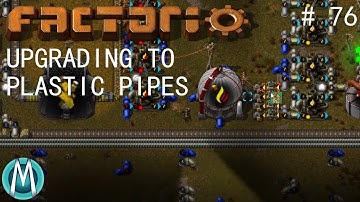[Factorio] Angels & Bobs Ep 76: Upgrading To Plastic Pipes (Tutorial/Walkthrough)