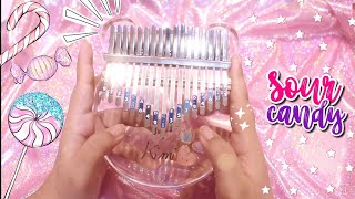 Lady Gaga, BLACKPINK - Sour Candy | Kalimba Cover with Easy Tabs 