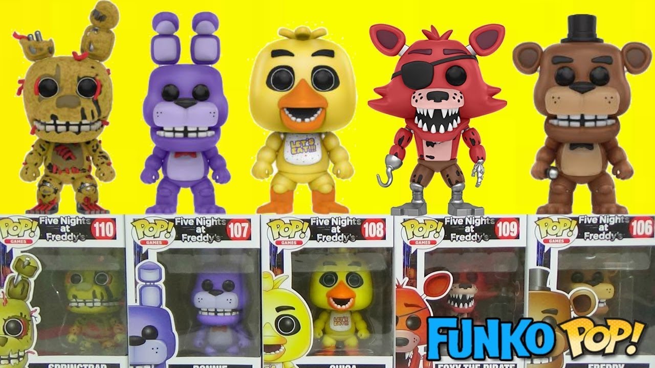 Five Nights at Freddy's FNAF Game Funko Pop Full Set 