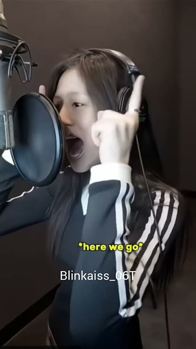 y g's reaction ahyeon high note#blackpink #kpop #audio