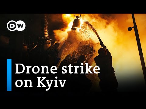 Russian drone attacks hit critical infrastructure in Kyiv | DW News