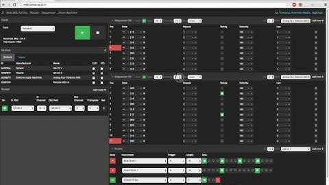 React/Redux Web MIDI Sequencer, Router & Drum Machine
