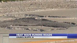 Heat Wave Ruining Roads