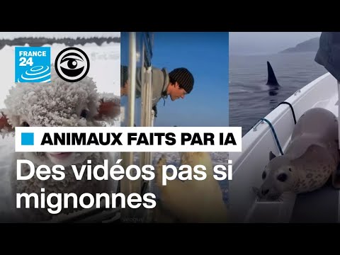 Animaux faits par IA : Des vidéos pas si mignonnes • Les Observateurs - France 24