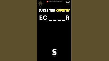 Guess The Country By Letters  🤔 || Country Quiz Pt-49 #viral #shorts #youtubeshorts #shortvideo