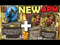 New apm comp with the new tier 6 card  hearthstone battlegrounds