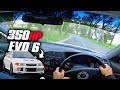 POV FIRST DRIVE in my 260kw EVO 6!  Crazy Turbo 4G63 &amp; Turbo Sounds!