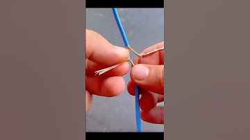 "Best Wire Joining Trick | Strong & Easy Connection 🔌"#shorts #lifehack #voralshort