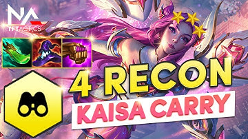 TFT Set 8 | Kaisa 3 Stars Carry With 4 Recon - NA TFT