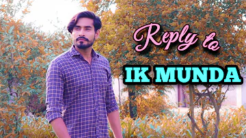 Reply to IK MUNDA : Amar Sandhu ~by Naveen Saini | Yuvii | MixSingh | Latest Punjabi Songs 2020