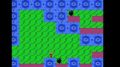 ATARI 7800 DEMO spikes added ANIMATION SCROLLING