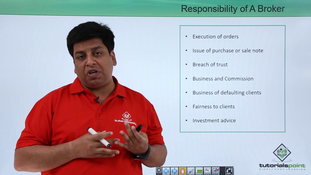 Responsibility of A Broker