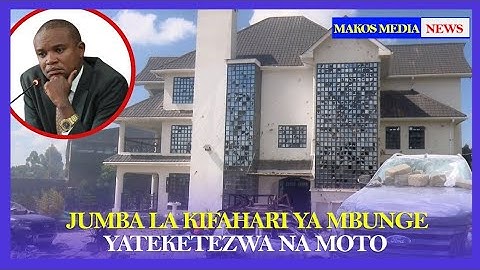 JUMBA LA KIFAHARI LA MBUNGE BILIONEA LATEKETEZWA MAGARI MIFUGO VYAHARIBIWA VIBAYA