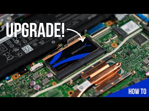 Video: Hur kan jag öka min bärbara dators RAM?