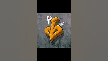 Letter “I”  graff - #fyp #graffiti #procreate #tutorial #digitalart #ipadpro #art #artist #trending