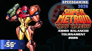 HisBearNis vs Nitro SM Map Rando Ammo Balance Tournament 2026
Super Metroid Map Rando Ammo Balance Tournament 2026
Tournament rules: https://docs.google.com/document/d/1BcM 8Y8ikNUXOPkE-ZS86l_UF-zPJXp02yYqA0yJeE/edit?usp=sharing
Bracket https://challonge.com/kyugejby
Schedule: https://speedgaming.org/smammo/
Hosted on https://twitch.tv/speedgaming
http://speedgaming.org/events
#supermetroid #speedrun #speedgaming HisBearNis vs Nitro SM Map Rando Ammo Balance Tournament 2026