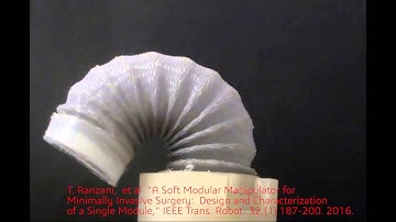 A Soft Modular Manipulator for Minimally Invasive Surgery