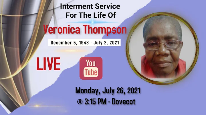Interment Service - Veronica Thompson