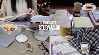 Study vlog やっとFPの勉強が一周しました📝 / 朝５時起き / 10時間勉強 / ブックカフェ / 勉強風景