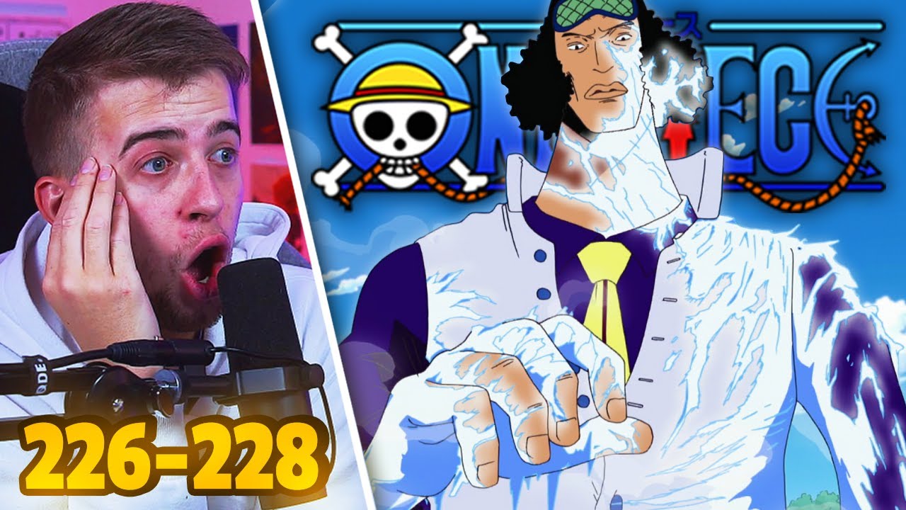 ADMIRAL AOKIJI IS INSANE!! One Piece Episode 226, 227 & 228