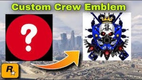 [*Updated*]How to get custom crew emblem Gta 5 online Free 1.62