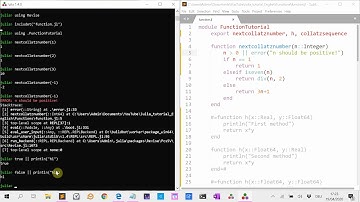 Programming with Julia 1: Functions and methods