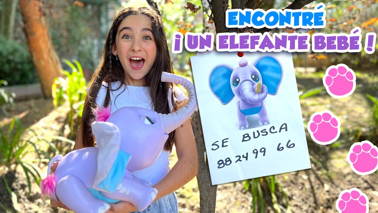 ME ENCONTRÉ UN ELEFANTE BEBÉ!