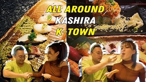 Eating the best SUSHI at KASHIRA | ALL AROUND KTOWN