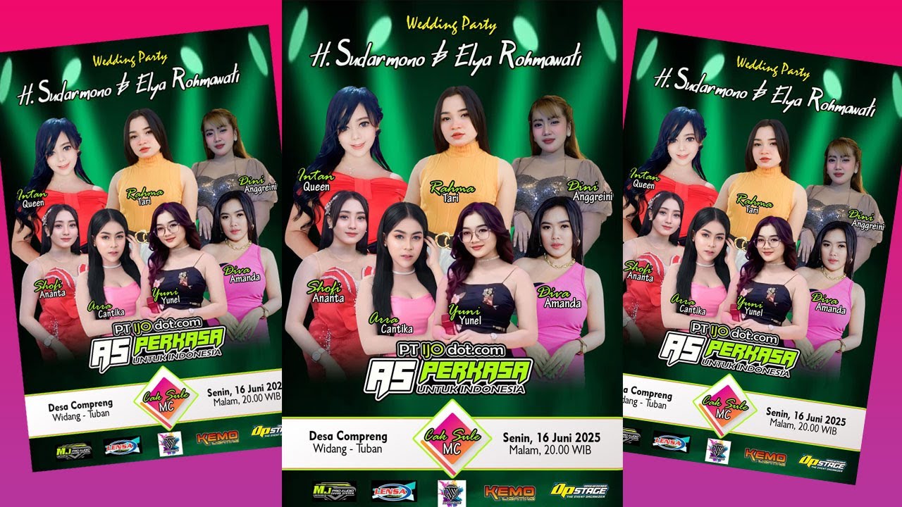 🔴📡LIVE AS PERKASA 2025 COMPRENG TUBAN || Wedding Party " H. Sudarmono " Dengan " Elya Rohmawati "