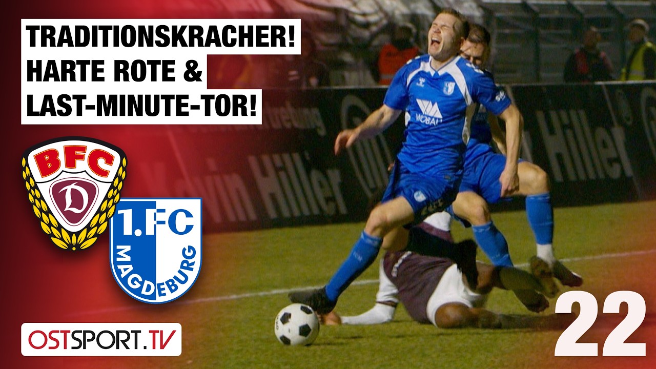 Traditionskracher! Harte Rote & Last-Minute-Tor: BFC Dynamo - Magdeburg II | Regionalliga Nordost