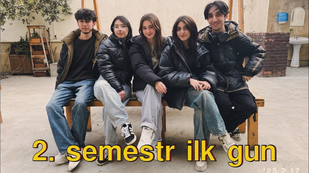 AzMIU vlog | 2. semestr ilk gün #azmiu #vlog #university
