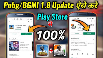 Pubg/BGMI 1.8 Update in Playstore | How to Update BGMI 1.8 Update | Spiderman Mod is Here