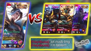 LING LEVIMLBB VS TOP GLOBAL SUPREME TRASHTALKER!! | WHO WILL WIN?! - Mobile Legends screenshot 1