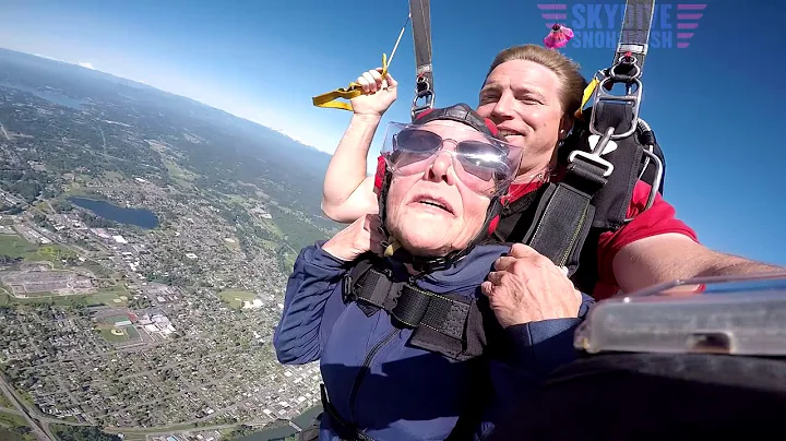 Barbara Whited's Tandem skydive!