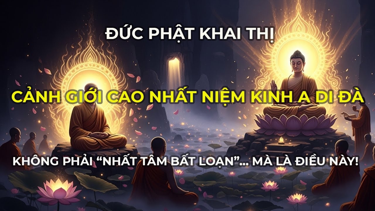 Đức Phật : Niệm kinh A Di Đà, cảnh giới cao nhất không phải là ‘nhất tâm bất loạn’ – mà là điều này!