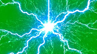 Electric Energy Explosion Green Screen Vfx Overlay