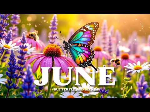 Summertime Splendor 8K 🦋 Blooming Summer Gardens & Fluttering Butterflies 🌸 A Relaxing Escape