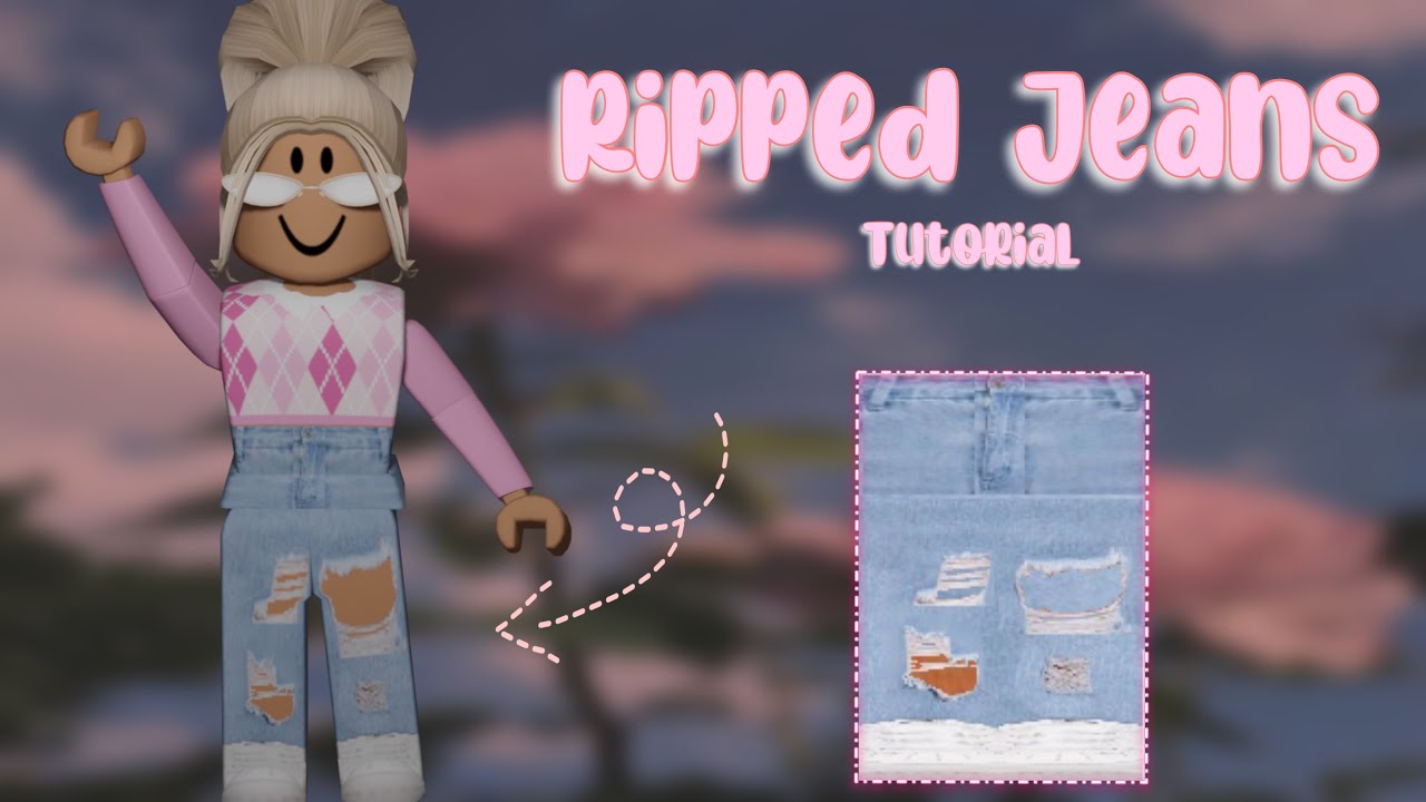 How To Design RIPPED JEANS Roblox Designing Tips | vlr.eng.br