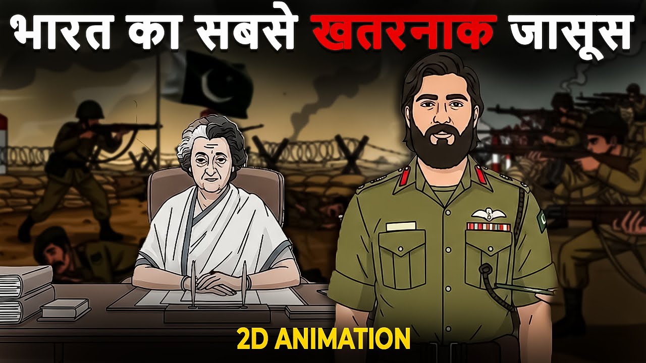 Is jasoos ka naam sunte hi Pakistan kaanp uthta hai | 2D Animation | Ravindra Kaushik