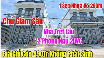 Kẹt Cứng Rồi Giảm Giá Sâu - Nhà Lầu 2 phòng ngủ 2Wc dưới 500 Triệu - Ngay Kcn Hoàng Gia
