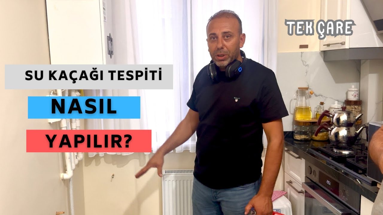 Kombiden gelen sıcak su borusundaki su kaçağını bulduk ve onarımını yaptık