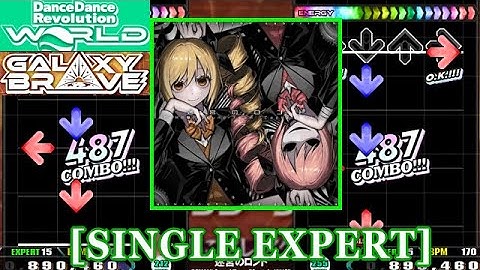 【DDR WORLD】 迷宮のロンド[Meikyuu no rondo] / BEMANI Sound Team "Captain KING" [SINGLE EXPERT] 譜面確認+Clap