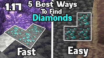 Top 5 Best Ways To Find DIAMONDS in Minecraft 1.17