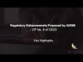 Key Regulatory Enhancements Proposed by ADGM | FSRA | Consultation Paper No. 8 of 2025 - 10 Leaves