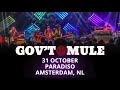 Gov't Mule - "Fire & Water" Live at Paradiso Amstedram 31.10.17